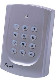 SOYAL AR-721KP-A ezüst kódzár